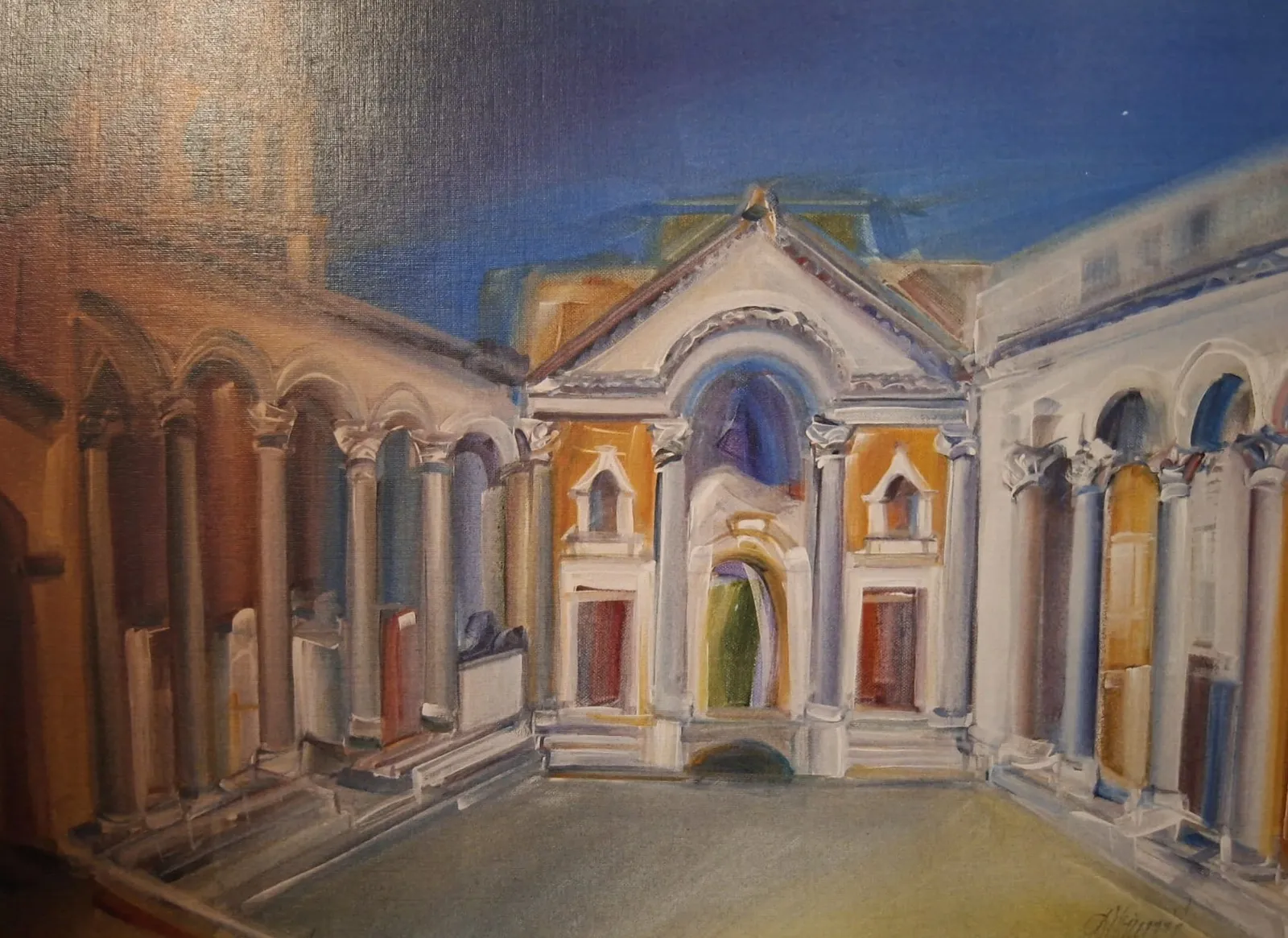 Split’s Peristyle in deep perspective — Dubravka Vojnović